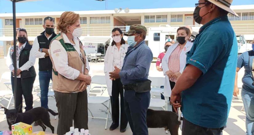 Lleva IMSS Baja California Feria de la Salud a la comunidad rural del Valle de San Quintín