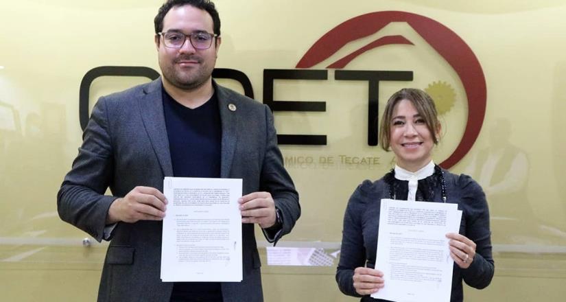 Gobierno de Tecate firma convenio general de colaboración con el CDET