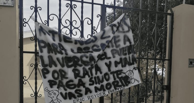 Amenazan con narco-manta en Chapultepec, fraccionamiento exclusivo en Ensenada