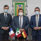Recibe UABC visita de embajadores de Alemania y Francia