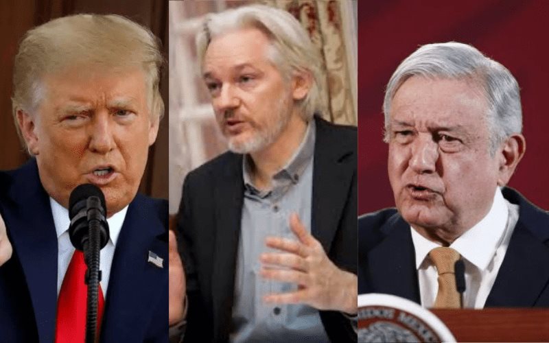Divulgan carta que AMLO envío a Trump donde ruega indulto a Assange