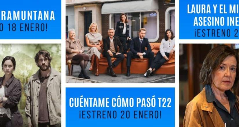 Televisión española inicia el 2022 con 3 de sus estrenos más esperados