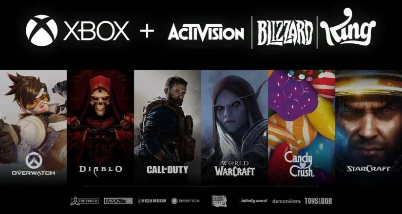 Microsoft compra Activision Blizzard por una suma superior a 65 millones de dólares