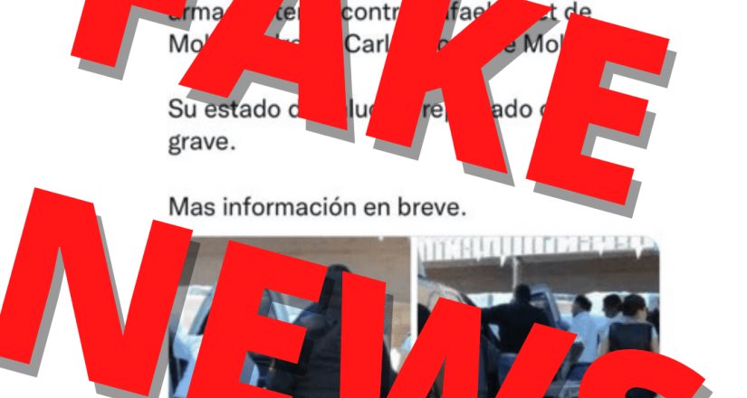 Fake News acerca de atentado en Yucatán contra  Rafael Loret de Mola se difunde.