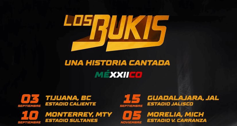 Los Bukis anuncian su gira Una historia cantada por México