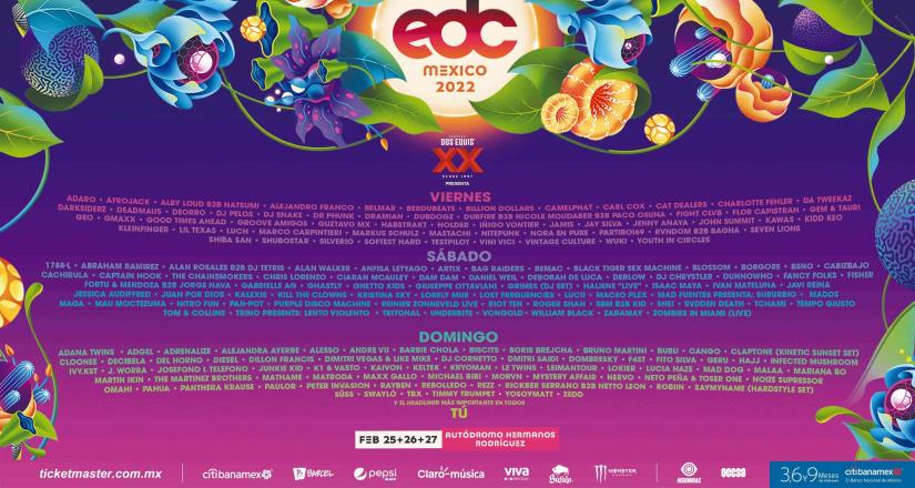 Dos Equis regresa con más fuerza y nuevas experiencias en el EDC 2022