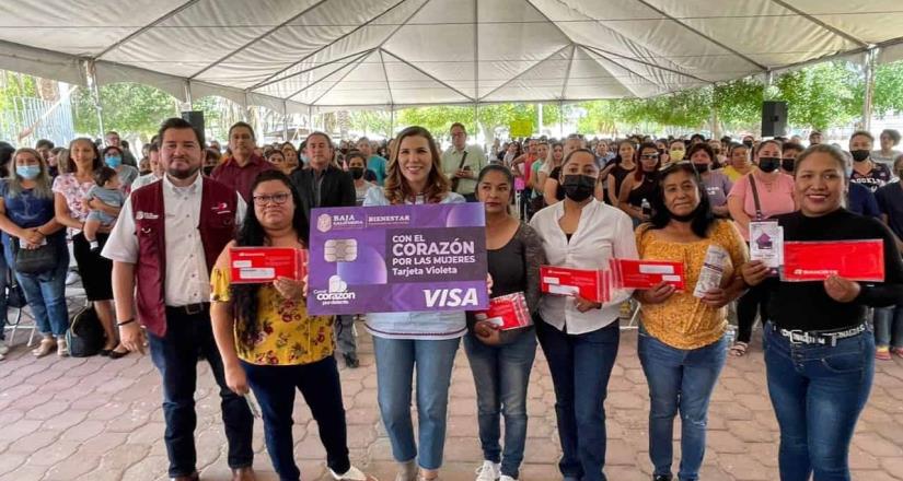 Arranca Gobierno de BC programa estatal Tarjeta Violeta para jefas de familia