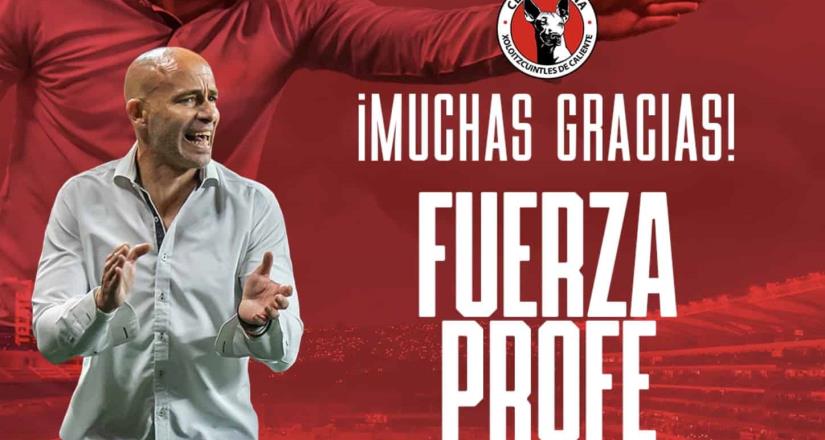 Sebastián Méndez ha dejado la dirección técnica del Club Tijuana Xoloitzcuintles