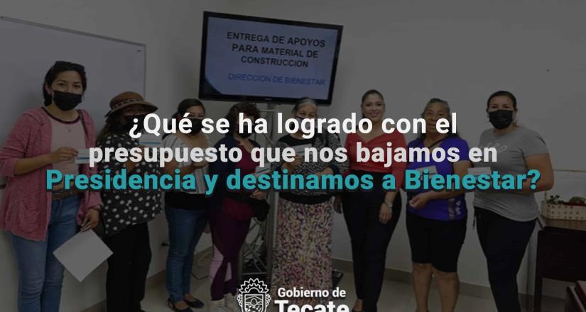 Darío Benítez destina más de 94 mil pesos al programa de apoyo social “vivienda lo bueno”