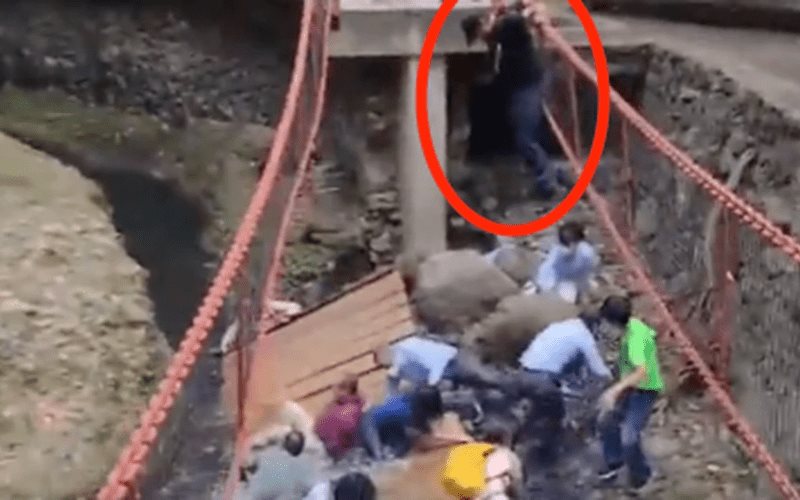 Fue el que brincó alcalde de Cuernavaca responsabiliza al culpable del colapso de puente colgante
