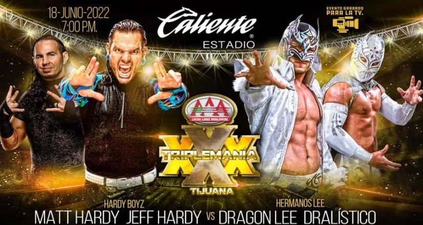 Matt Hardy y Jeff Hardy luchara en triplemanía XXX en Tijuana