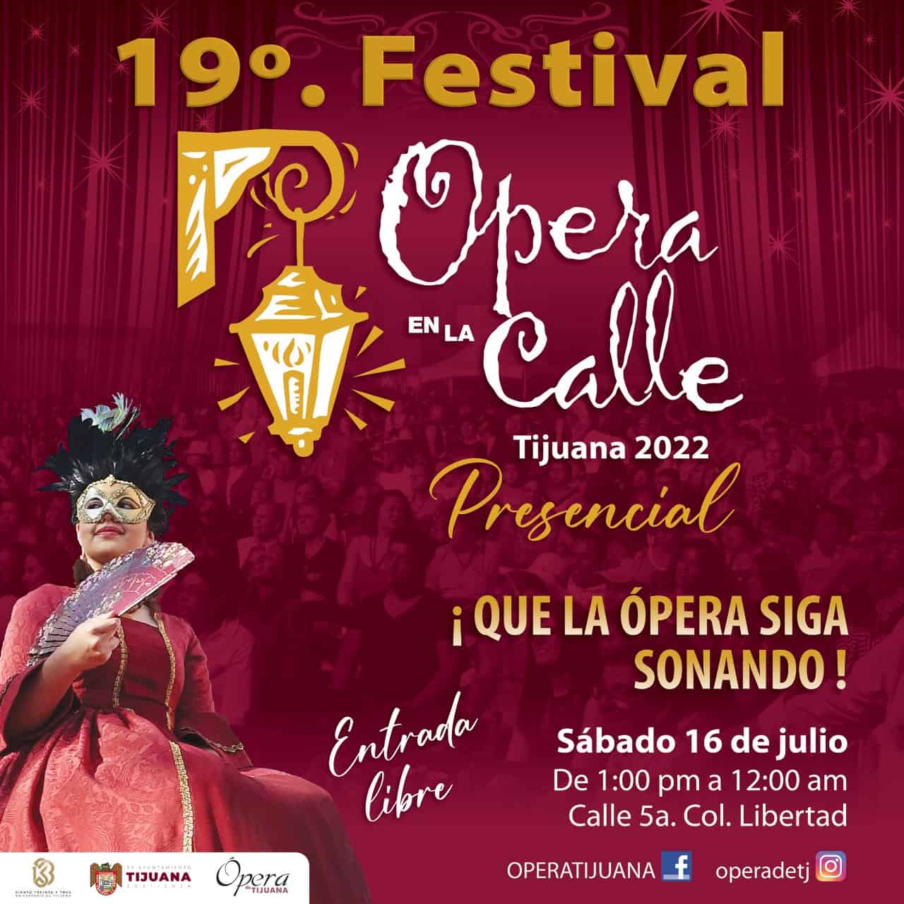 Festival ópera en la calle al reencuentro con su público presencial en la colonia libertad