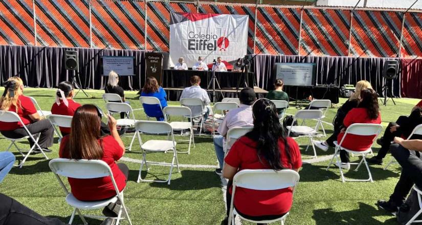 Firma convenio de colaboración el Hospital de Salud Mental de Tijuana y el colegio Eiffel