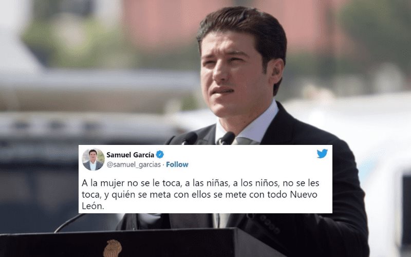 Critican a Samuel García en redes recordándole el caso de Debanhi Escobar