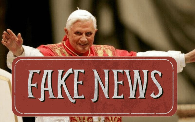 En redes circuló sobre la supuesta muerte de Benedicto XVI