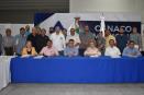 Dialoga Alejandro Ruiz Uribe con integrantes de CANACO-Mexicali