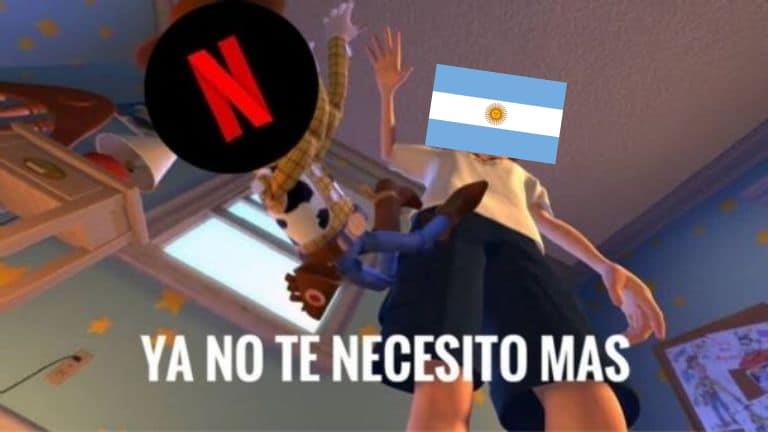 Argentina se despide de Netflix con memes y su #ChauNetflix esto por el nuevo termino de uso.