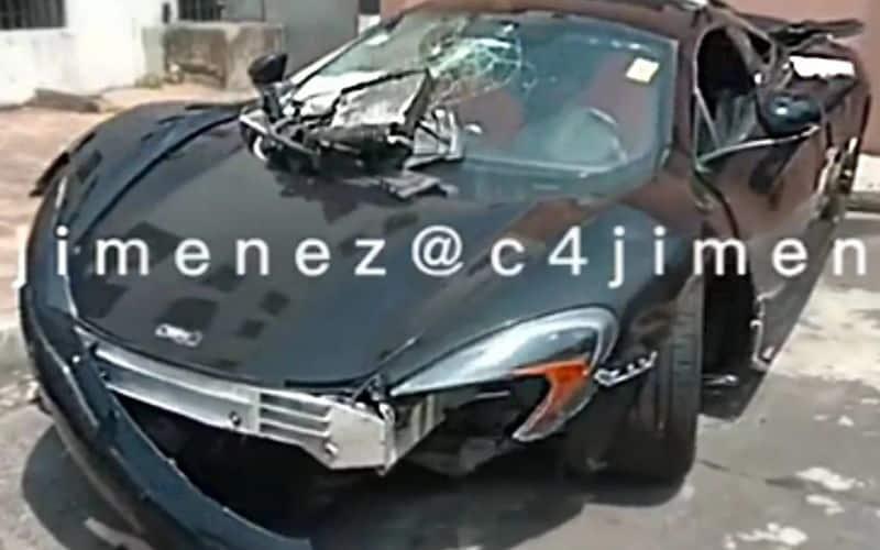 Hombre choca un McLaren de 5 mdp y lo abandona en las calles de Polanco