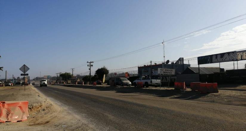 Realiza Gobierno de Ensenada labores de mantenimiento en ruta alterna del tramo Chapultepec-Maneadero