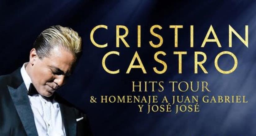 Cristian Castro da concierto en honor a Juan Gabriel y José José en Tijuana