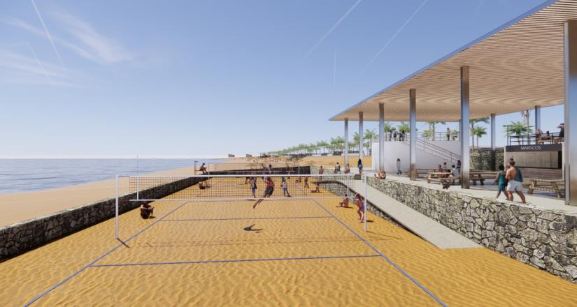 En próximos días se reanudará el proyecto de modernización de Playa Hermosa