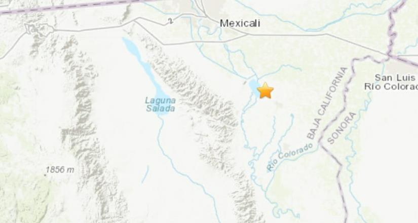 Se registró sismo de 4.0 grados en escala de ritchter en el Valle de Mexicali