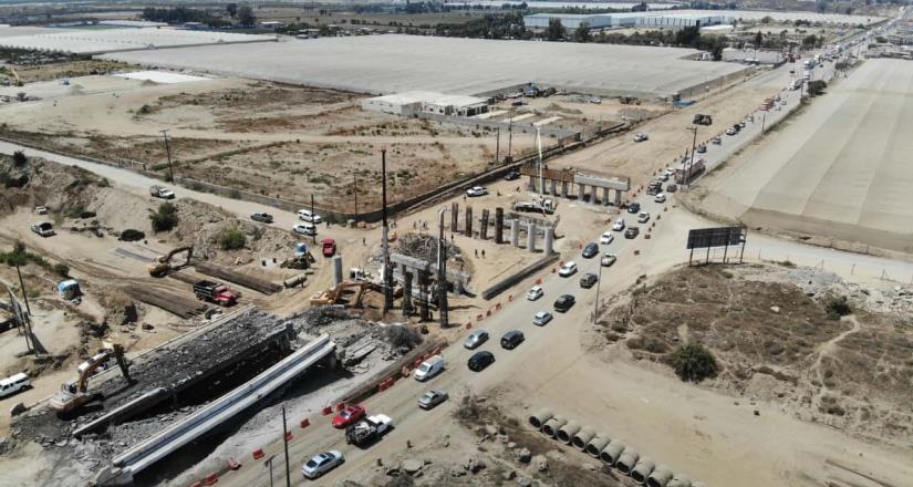 Registra 25% de avance la segunda etapa de modernización del tramo carretero Chapultepec-Maneadero
