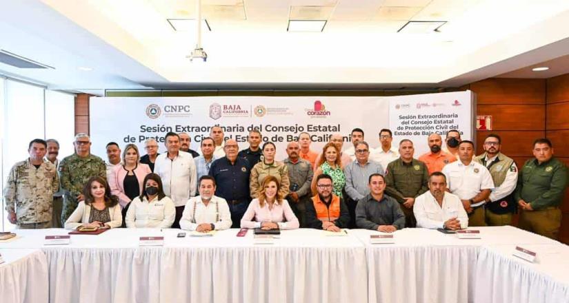 Gobierno de Tecate participa en sesión extraordinaria del consejo estatal de Protección Civil de BC