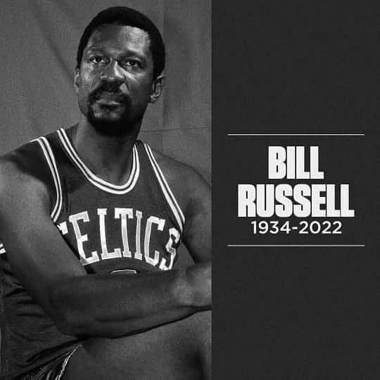 #NBA Fallece el legendario Bill Russell