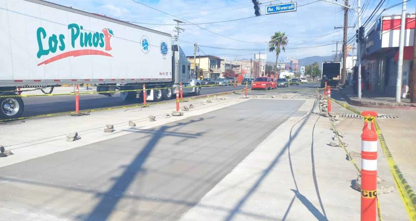 Reporta SIDURT avance del 29% en la rehabilitación de la calle 9na en Ensenada