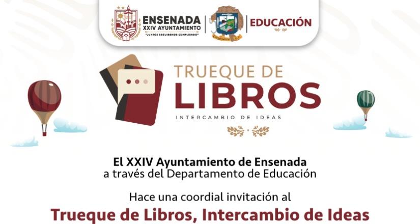 Invita Educación Municipal a “Trueque de Libros, Intercambio de ideas”