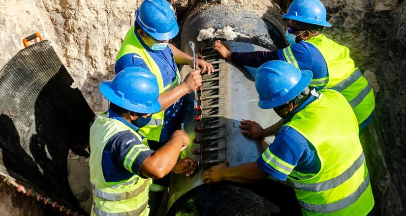 Aguakan informa avances en obras e inversión del primer semestre de 2022