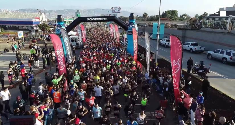 Informa Tránsito Municipal sobre cierre vial por el XIX Medio Maratón Ensenada