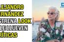 Alejandro Fernández estrena look y le llueven las críticas