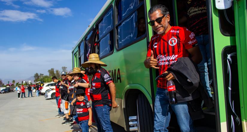 Continúa la promoción de la Xoloruta para disfrutar del futbol en Tijuana.