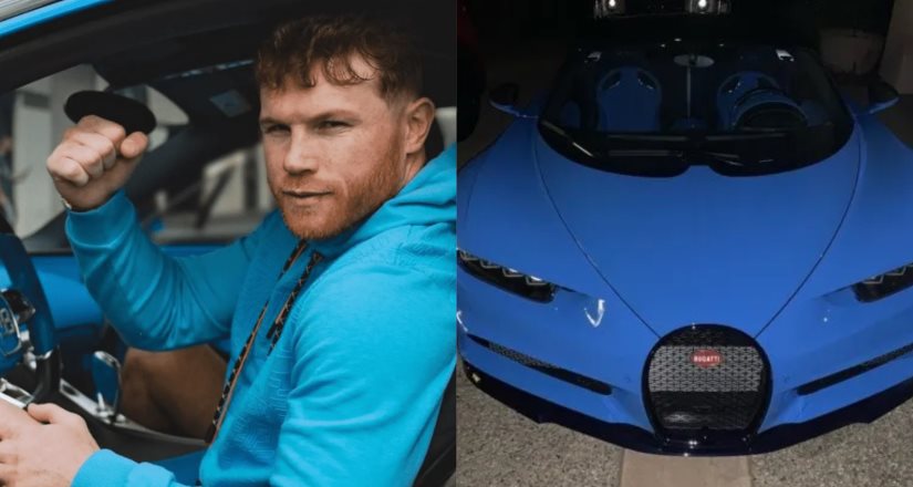 Canelo Álvarez pone en venta su Bugatti Chiron que tiene un valor multimillonaria