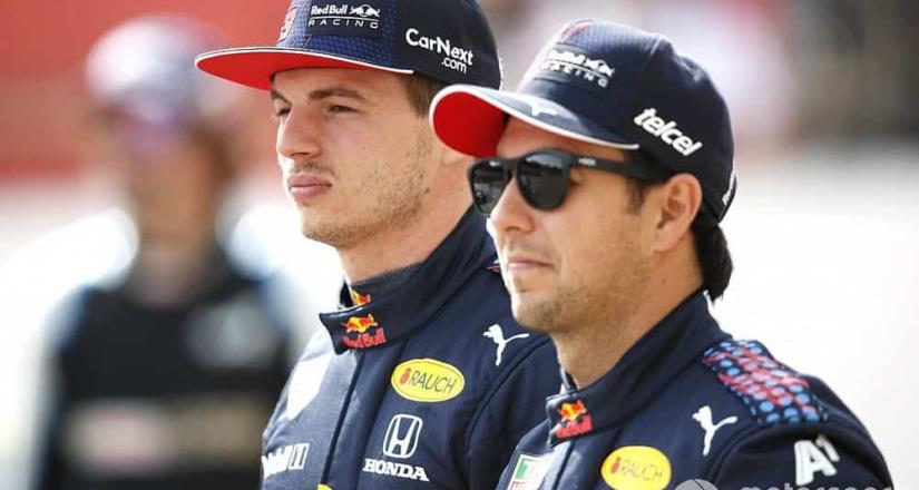 Red Bull les exige nuevo objetivo a Checo y a Max Verstappen