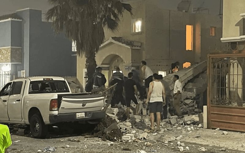 Explosión derrumba casa en Saltillo, Coahuila