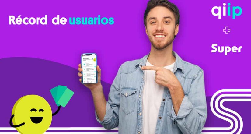 Super acompaña a qiip que alcanzó los 2 millones de usuarios en Colombia y México