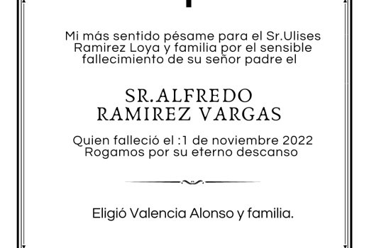 Sr.Alfredo Ramirez Vargas