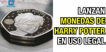 Lanzan monedas de Harry Potter de curso legal