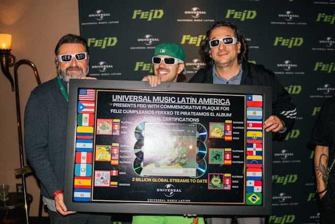 Universal music latino inició la semana de Los premios latin grammy® en las vegas con el inolvidable concierto de feid