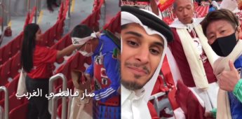 Japón sorprende en redes sociales luego de que limpiara estadio de Qatar tras partido
