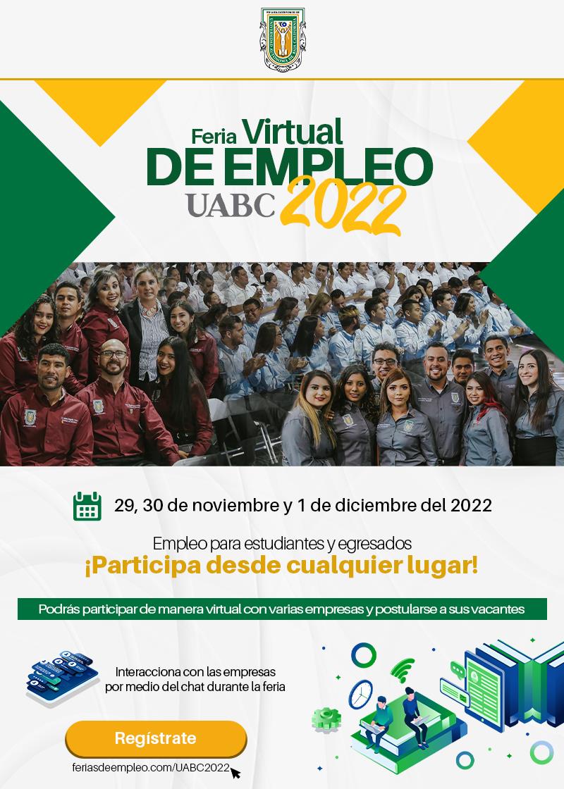 Invitan a participar en la Feria Virtual de Empleo UABC