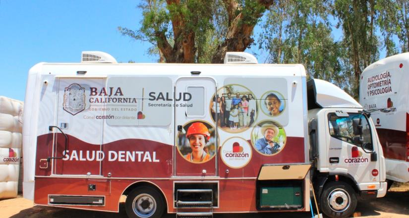 Presentan Centros de Salud Móviles de Servicios Médicos y de laboratorio en el Mariano Matamoros Norte de Tijuana
