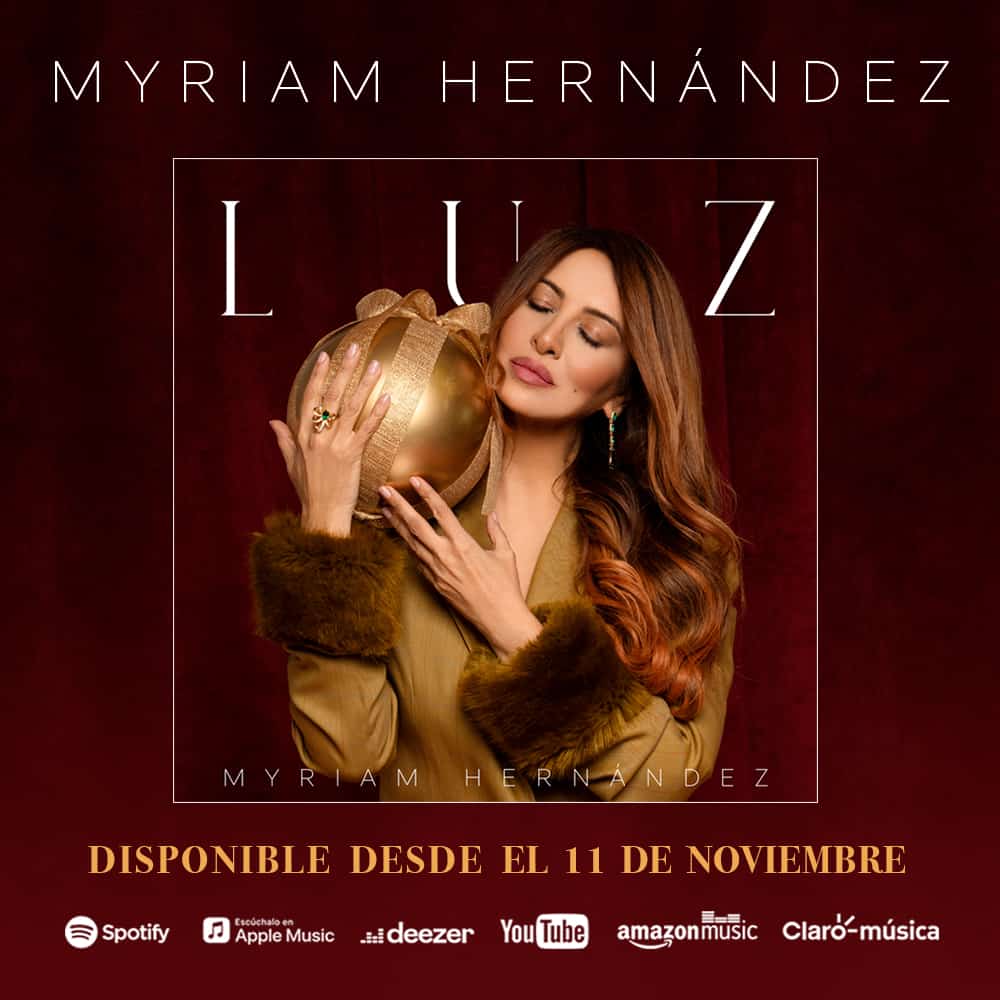 Myriam Hernández presenta su nuevo álbum Nuestra Navidad