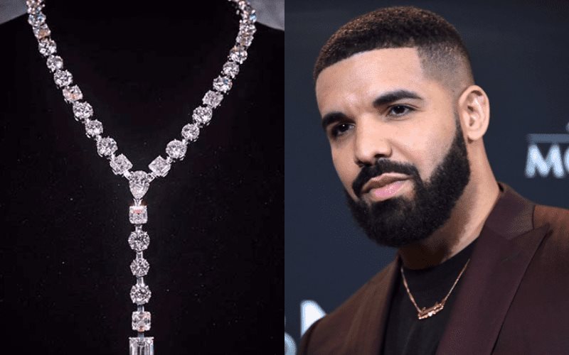 Drake hace collar con los diamantes de los 42 anillos de compromiso que nunca entregó