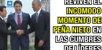 Revivan el incomodo momento de Peña Nieto en las Cumbres de los Líderes.