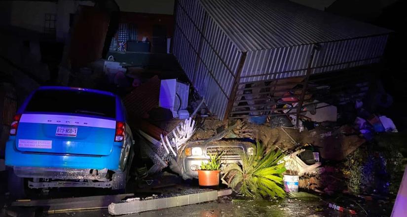 Consejo Municipal de Protección Civil declara zona de desastre en 3 colonias de Tecate