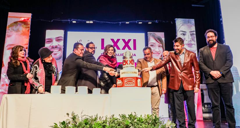 Celebró Gobernadora de BC el LXXI aniversario de la entidad